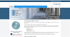 Desktop Screenshot of estatelitigation.net